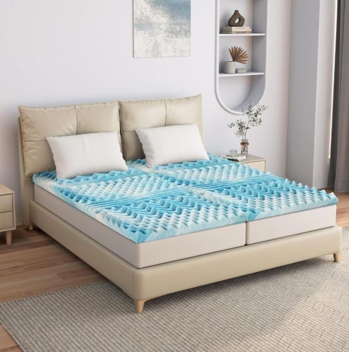 EGO HOME 7-strefowy materac wierzchni z pianki memory 140x200