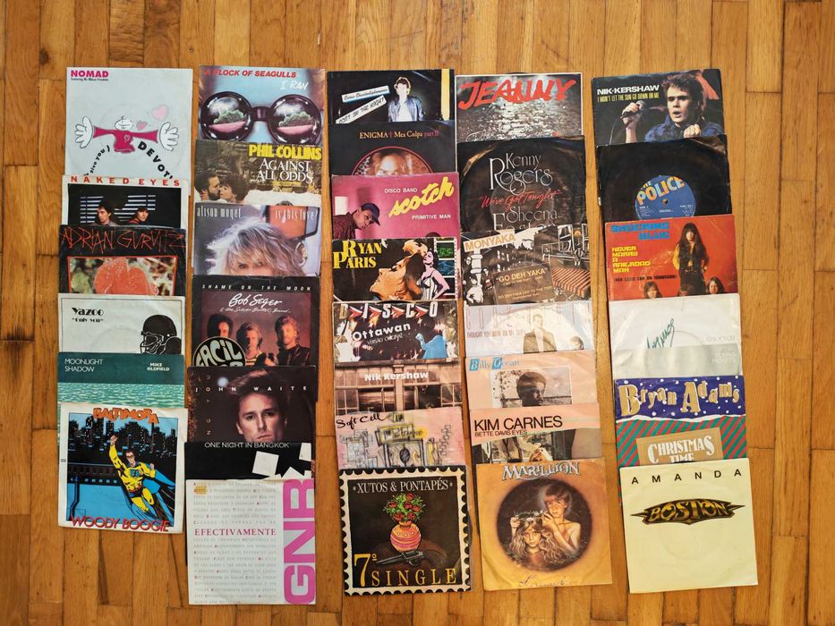 Discos vinil single anos 60 70 80 varios