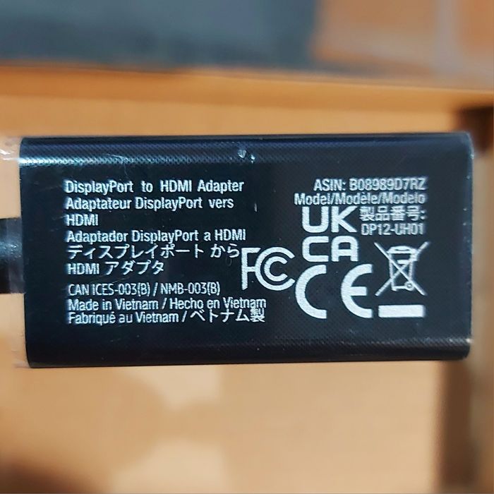 Adaptador Displayport para HDMI novo