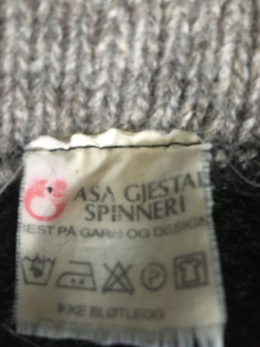 Sweter norweski 100% wełna XXL unisex