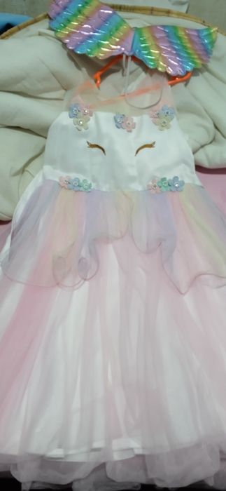 Vestido de unicórnio