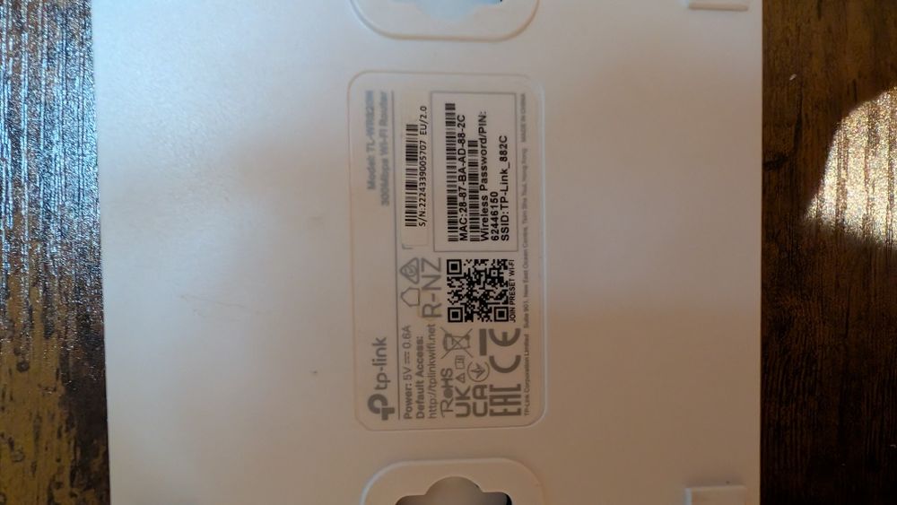 Router TP-LINK TL-WR820N 2.4 GHz