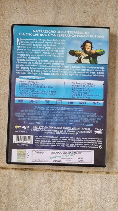 Dvd a domadora de baleias
