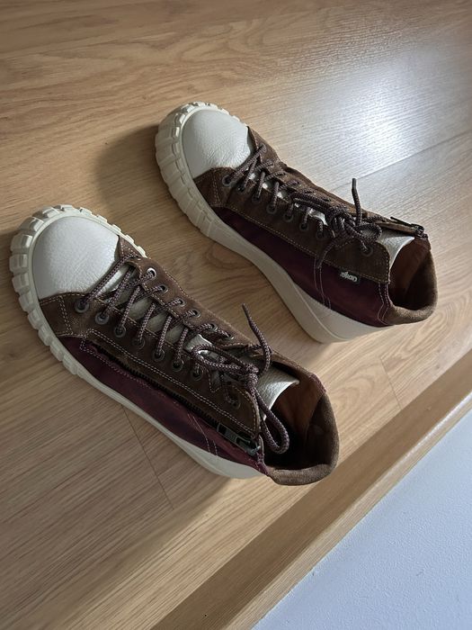 Tenis botas zillian camurca e pele