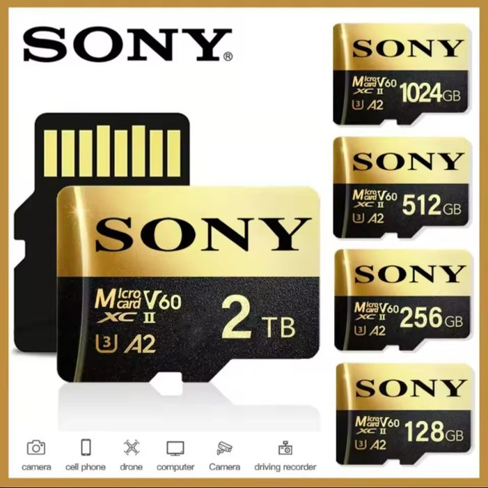 ТРИ ДНЯ АКЦИЯ ! Высокоскоростная карта памяти SONY,на 2тб и на 1 ТВ.
