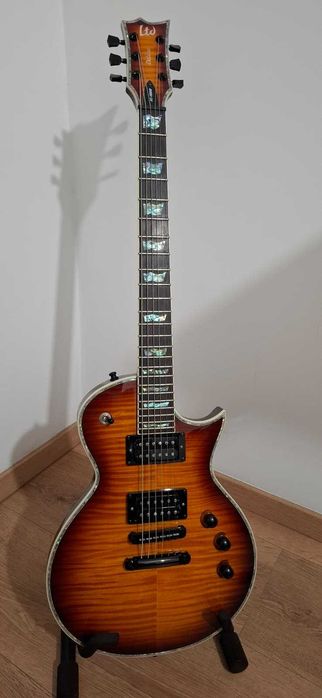 Guitarra ESP LTD EC 1000 Deluxe Amber Sunburst - Gibson Gotoh