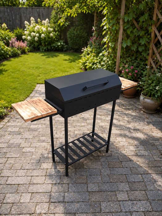 Мангал Grill усиленный.  На 12 шампуров Розкладний стаціонарний мангал