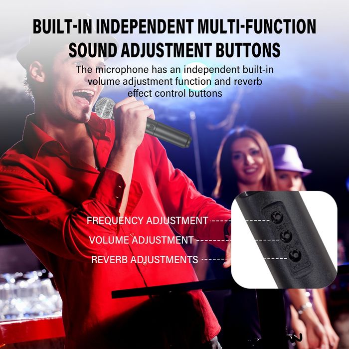 Радиомикрофоны с аккумуляторами.