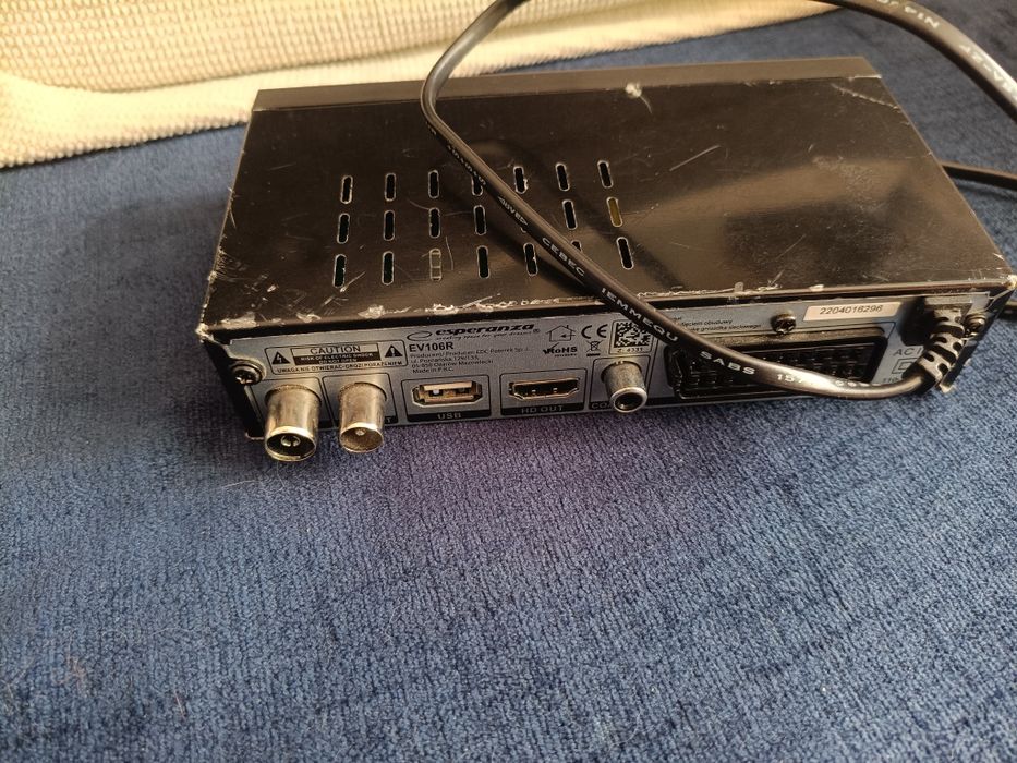 Tuner dekoder DVB-T2 H.265 HEVC Esperanza