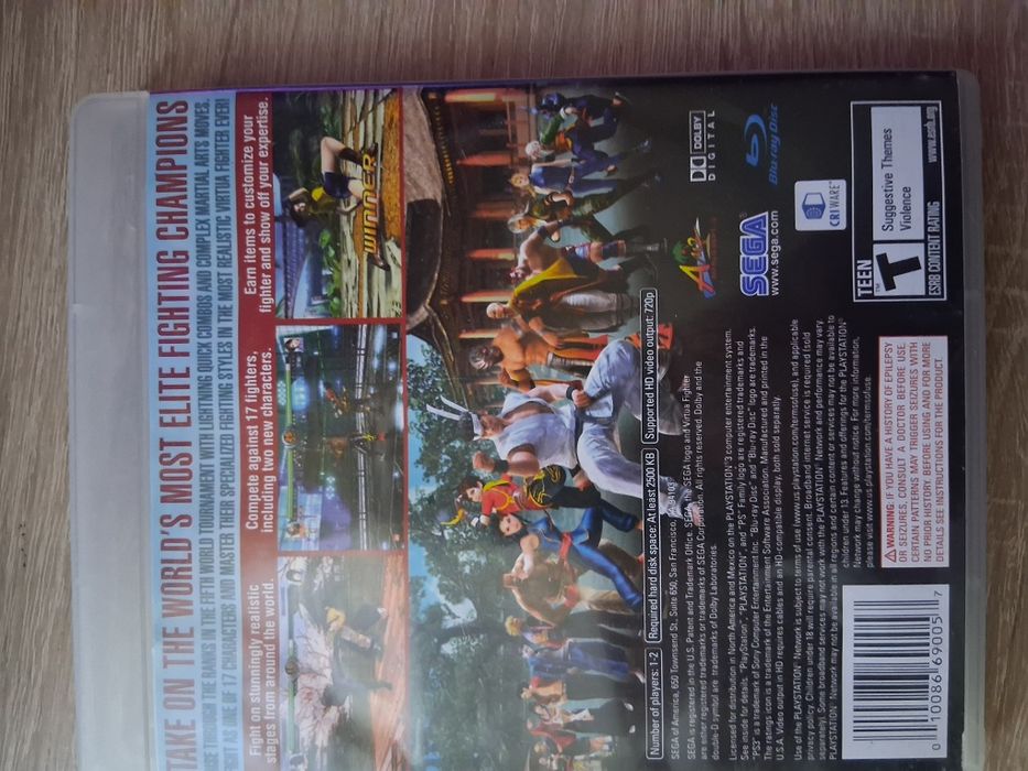 Gra virtua fighter 5 na ps3