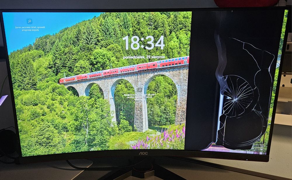 Monitor AOC C32G2ZE/BK