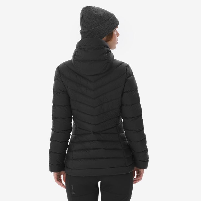 Casaco de Penas com Capuz Trekking Montanha MT500 -10 C Mulher