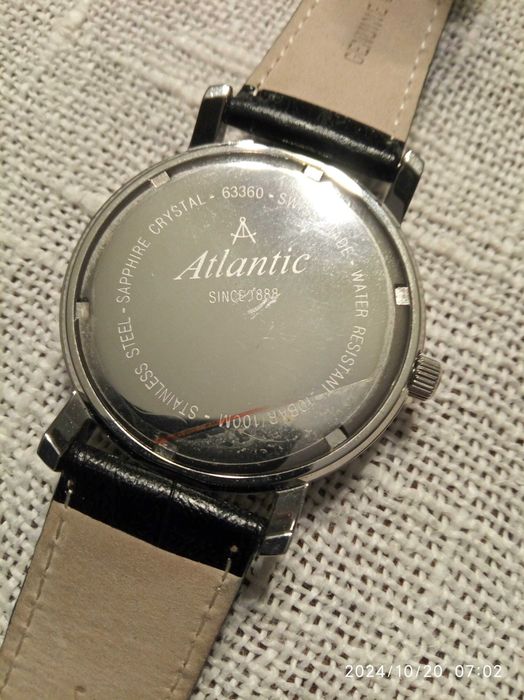 Używany męski zegarek Atlantic Seaway 63360.41.21 stan idealny