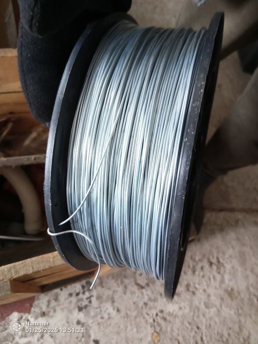 Drut ocynk. 500m. Fi 1mm
