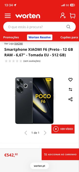 XIAOMI F6 - 12GB ram -512 GB