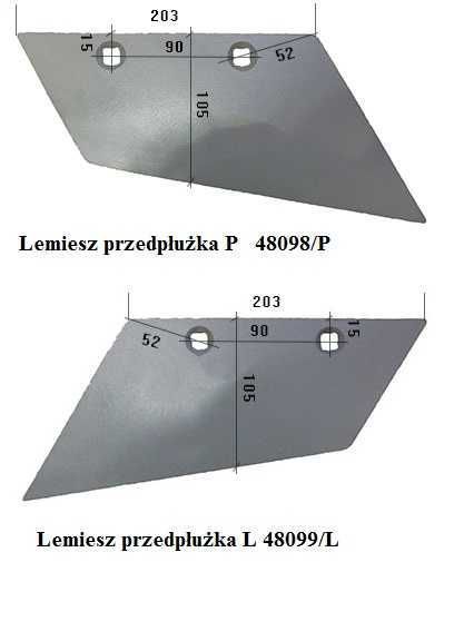Lemiesz, lemiesze pługa Dowdeswell  polska jakość!