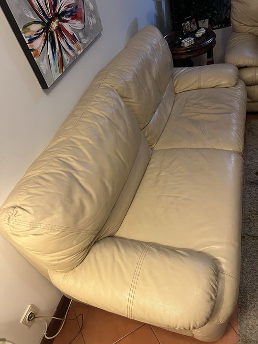 Dois Sofás em Pele