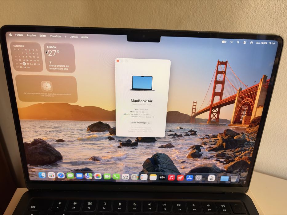 Macbook Air M3 512gb de Armazenamento