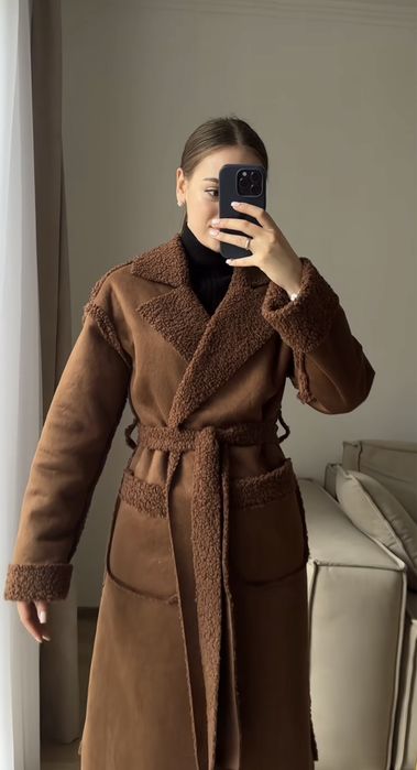 Дублянка замшева з овчиною 42-44