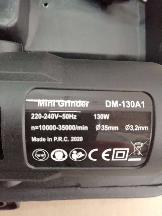 Mini Rebarbadora de 130w com 40 acessórios