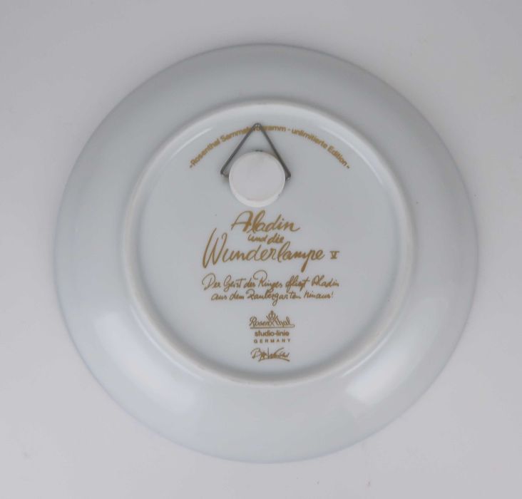 Prato de parede Rosenthal - Aladdin and the Miracle Lamp 5