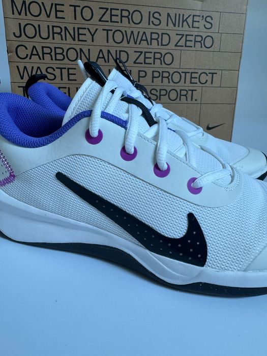 Nowe sneakersy Nike Omni Multi-Court GS białe niebieskie 39
