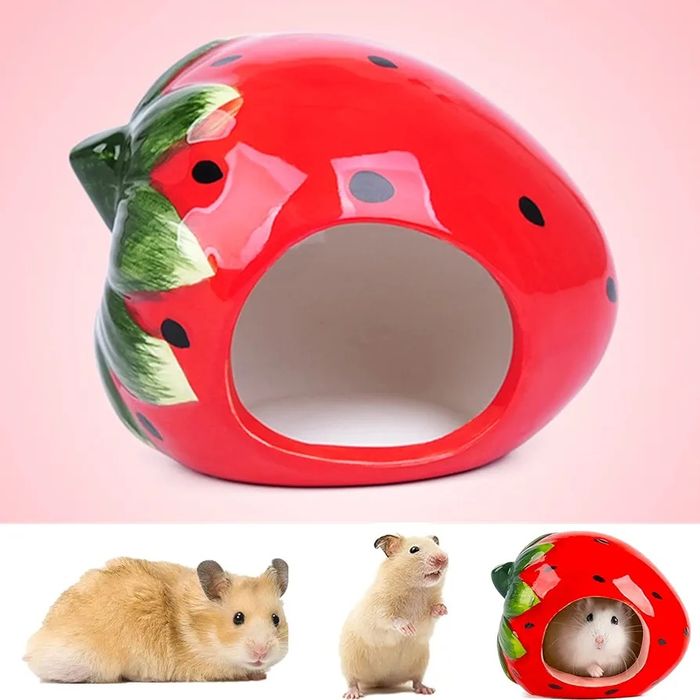 Casa de cerâmica hamster chinchila ouriço pequenos animais ENVIOGRÁTIS
