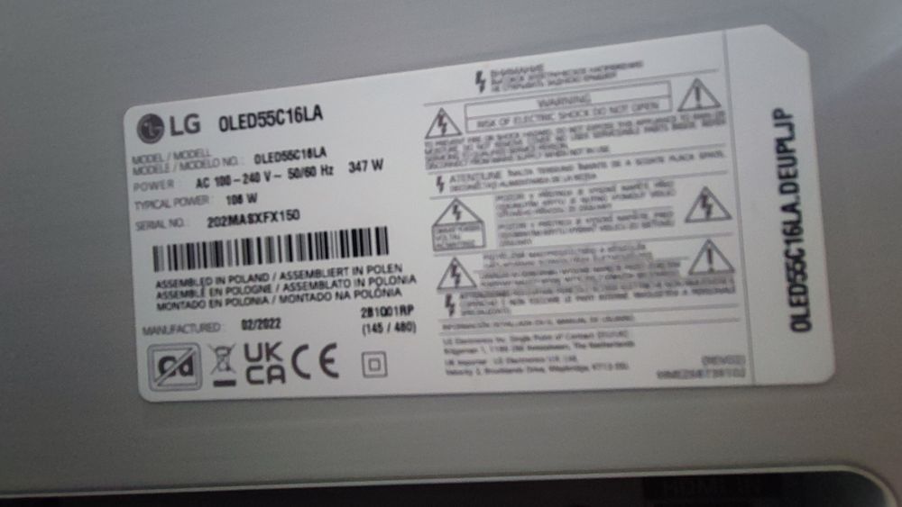 TV OLED L55C26LA