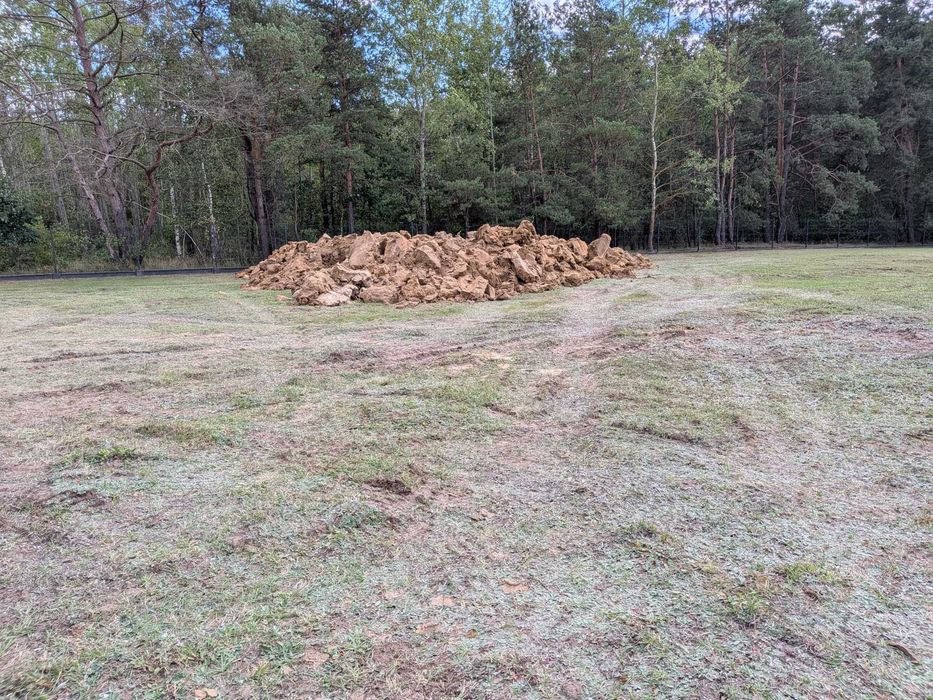 Oddam ziemię gliniastą.