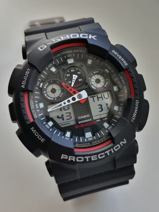 Zegarek męski CASIO G-SHOCK GA-100-1A4ER moduł 5081
