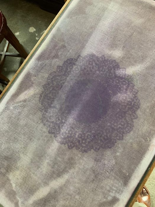 Mesa de apoio em madeira