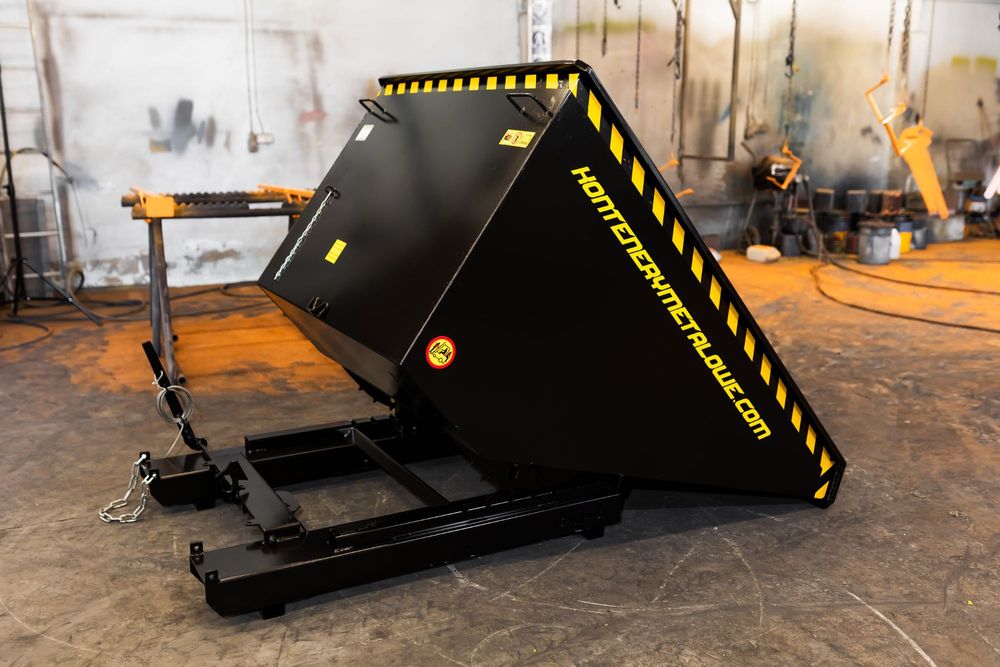 Kontener 1500L / Kontener samowyładowczy / Koleba / Kontener do wózka