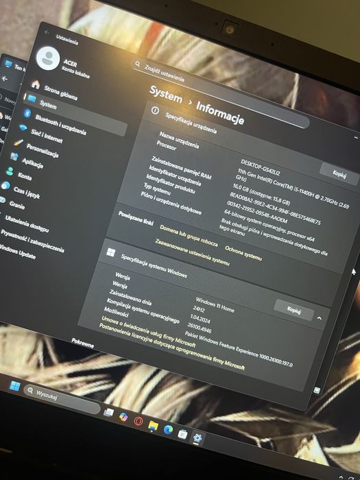 Laptop acer nitro 5 3050 ti