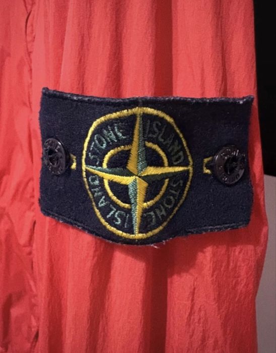 Курточка Stone Island Red Crinkle Reps NY