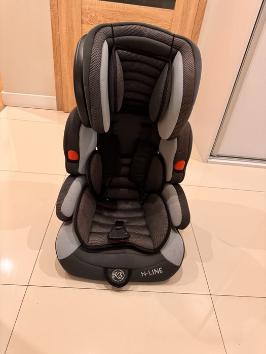 Fotelik samochodowy Kindersafety N-Line szary  9-36Kg