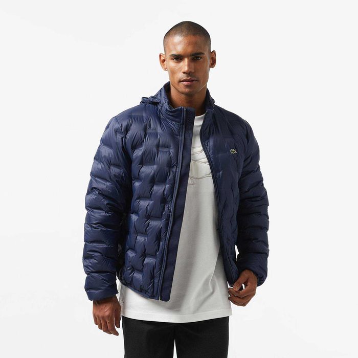 Ультралегка стьобана куртка Lacoste - Navy Blue