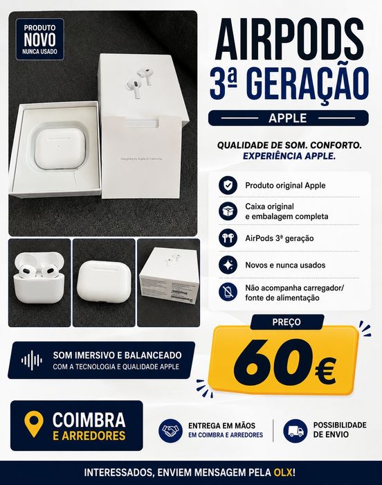 Airpods 3° geração