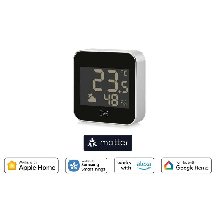 метеостанція розумна  Eve , температура, вологість, прогноз погоди,