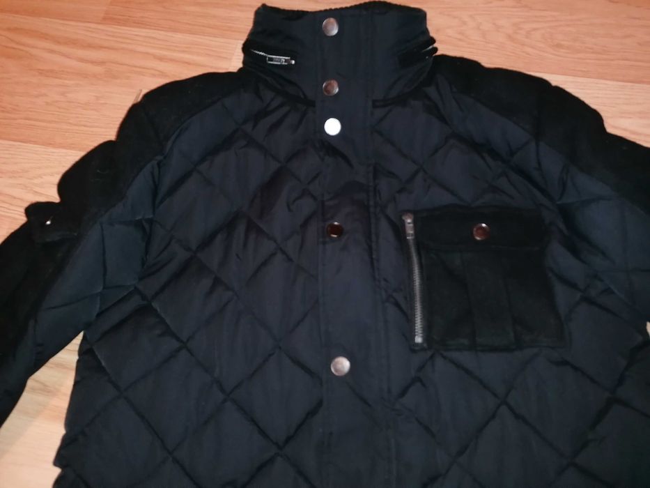 BRUUN&STENGADE  kurtka pikowana z kapturem