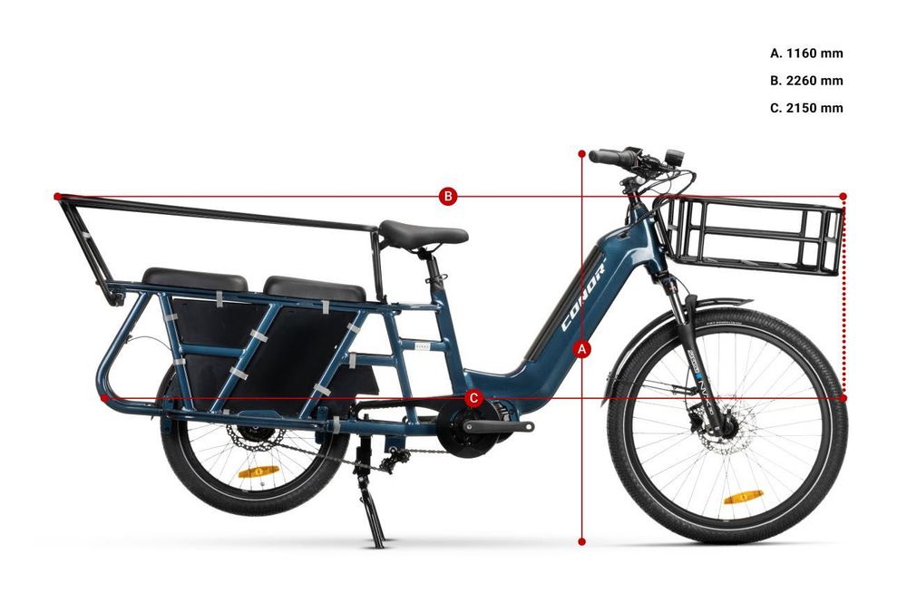 Bicicleta Elétrica de carga CONOR BERNA