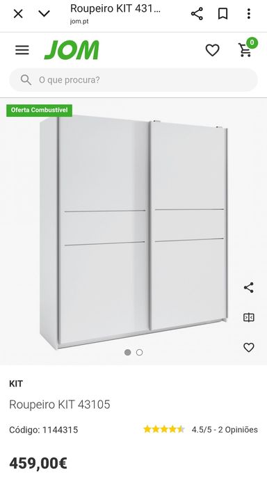 Roupeiro  Jom 2 portas64585227189123122