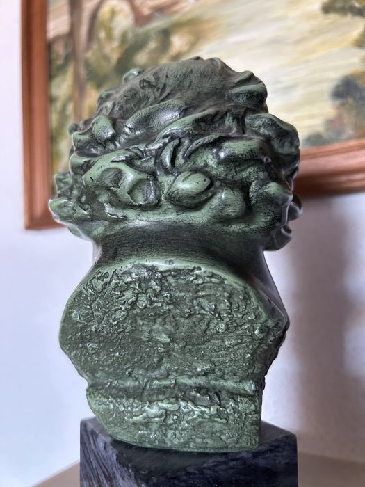 Busto Decorativo de Beethoven Estilo Clássico