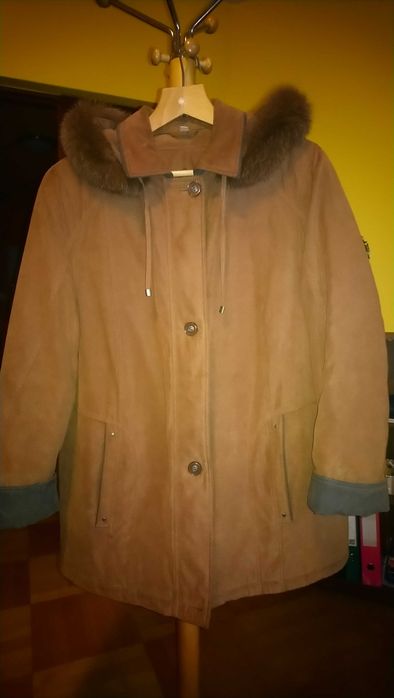 Kurtka damska zimowa rozm.44 brąz