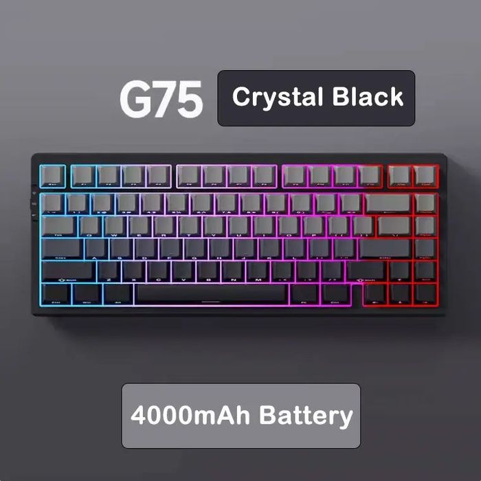 Механічна клавіатура Mchose g75 pro gray gradient