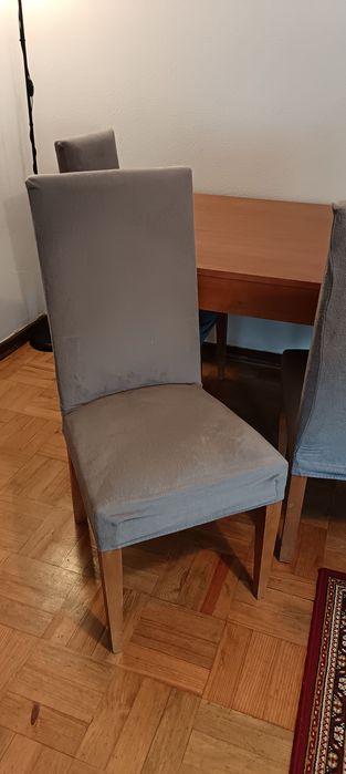Mesa extensível 130(180)x90 + 6 cadeiras
