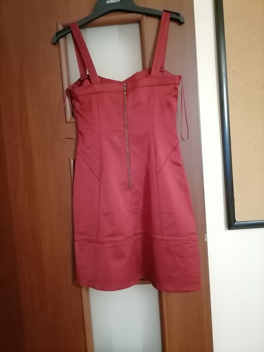 Sukienka bordowa Mango S/M