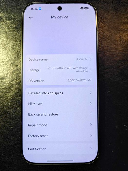 XIAOMI 17 16GB/512GB, komplet, etui, gwarancja