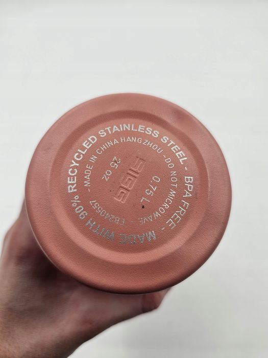 outlet stalowa butelka sigg shield one 0,75 l różowa