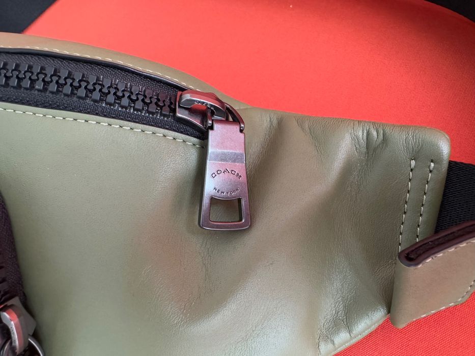 COACH RACER BELT BAG ОРИГІНАЛ USA Чоловіча шкіряна сумка барсетка Бананка через плече NEW