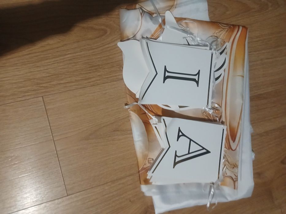 Dekoracje komunia napis